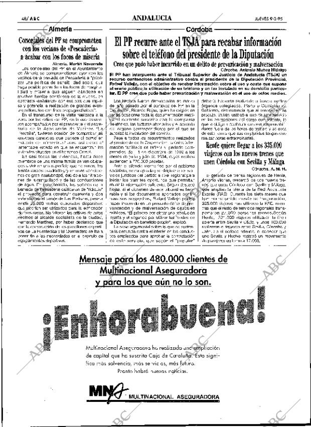 ABC SEVILLA 09-02-1995 página 48