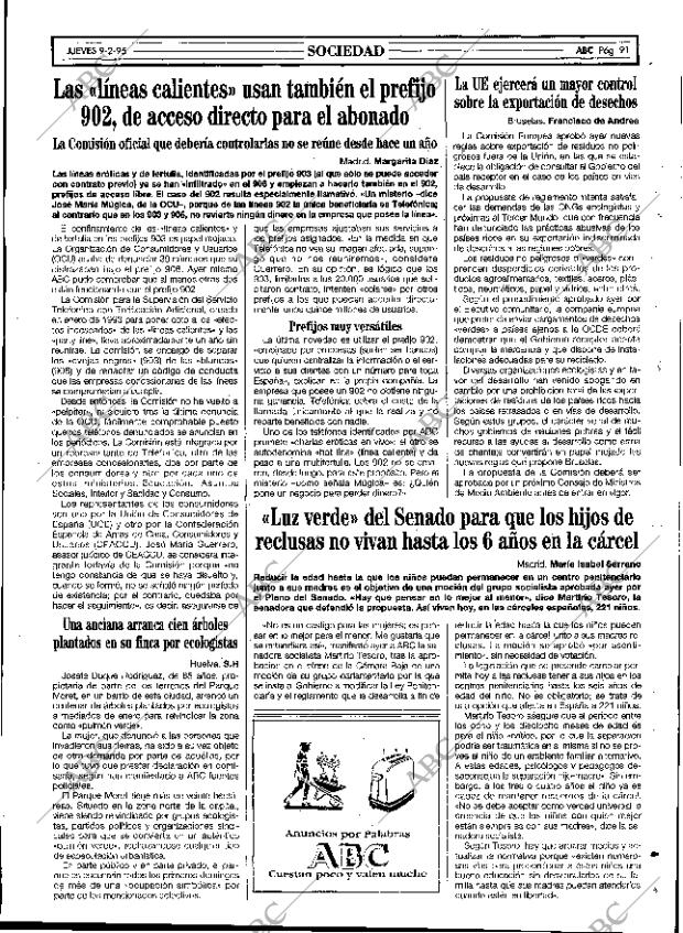 ABC SEVILLA 09-02-1995 página 91