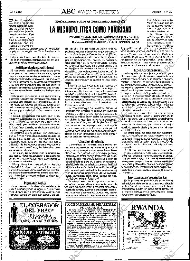 ABC SEVILLA 10-02-1995 página 68