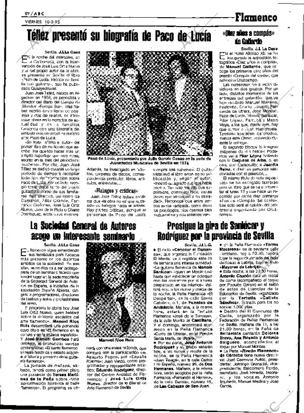 ABC SEVILLA 10-02-1995 página 89