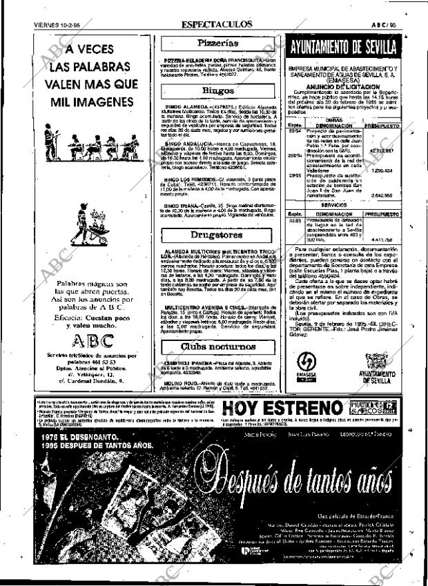 ABC SEVILLA 10-02-1995 página 95