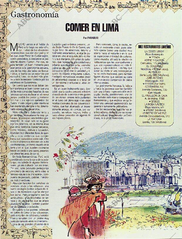 BLANCO Y NEGRO MADRID 12-02-1995 página 84