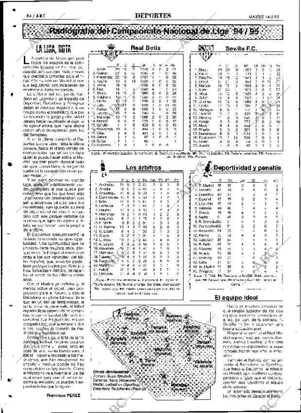 ABC SEVILLA 14-02-1995 página 84