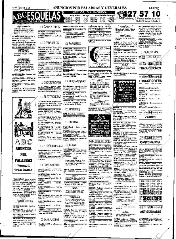 ABC SEVILLA 14-02-1995 página 87