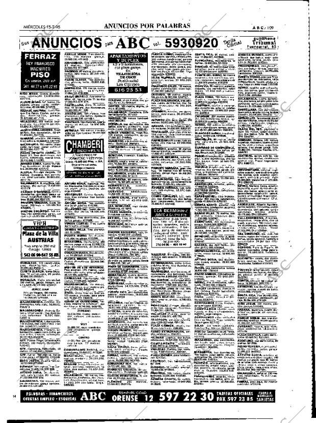 ABC MADRID 15-02-1995 página 109