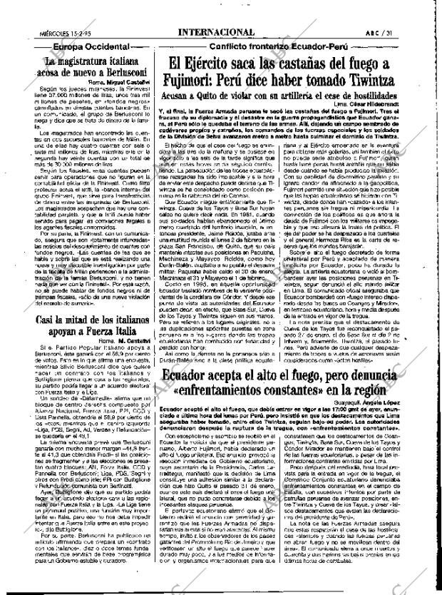 ABC MADRID 15-02-1995 página 31