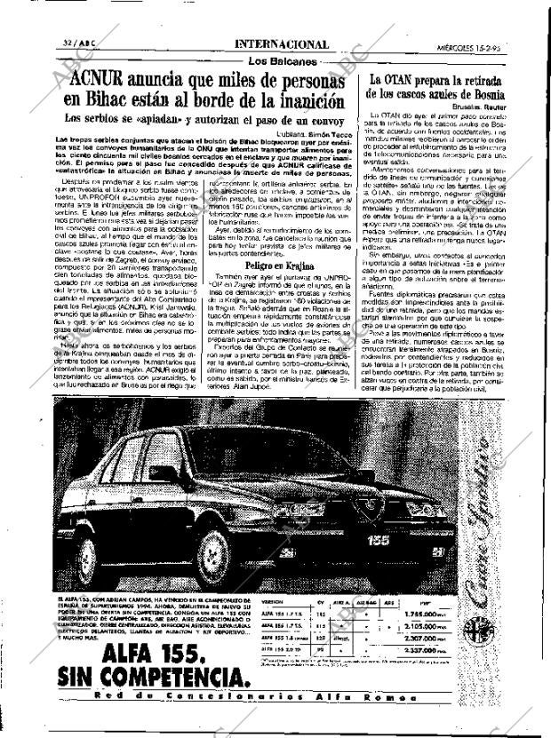 ABC MADRID 15-02-1995 página 32