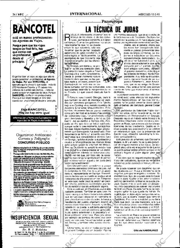 ABC MADRID 15-02-1995 página 34