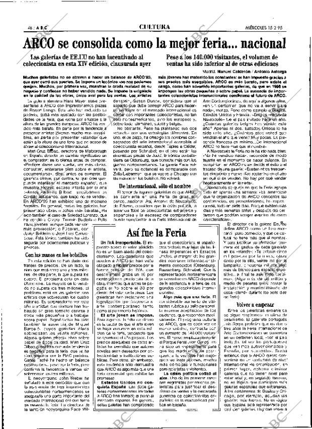 ABC MADRID 15-02-1995 página 48