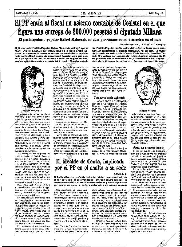 ABC MADRID 15-02-1995 página 55