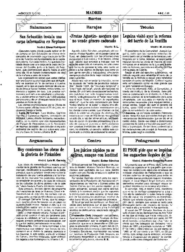ABC MADRID 15-02-1995 página 61