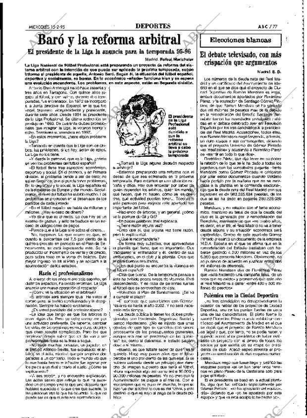 ABC MADRID 15-02-1995 página 77