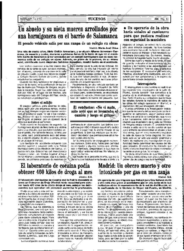ABC MADRID 15-02-1995 página 81