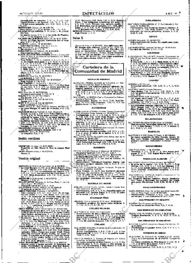 ABC MADRID 15-02-1995 página 91