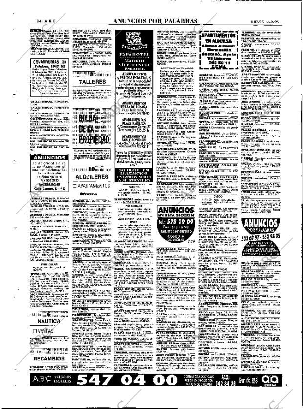 ABC MADRID 16-02-1995 página 104