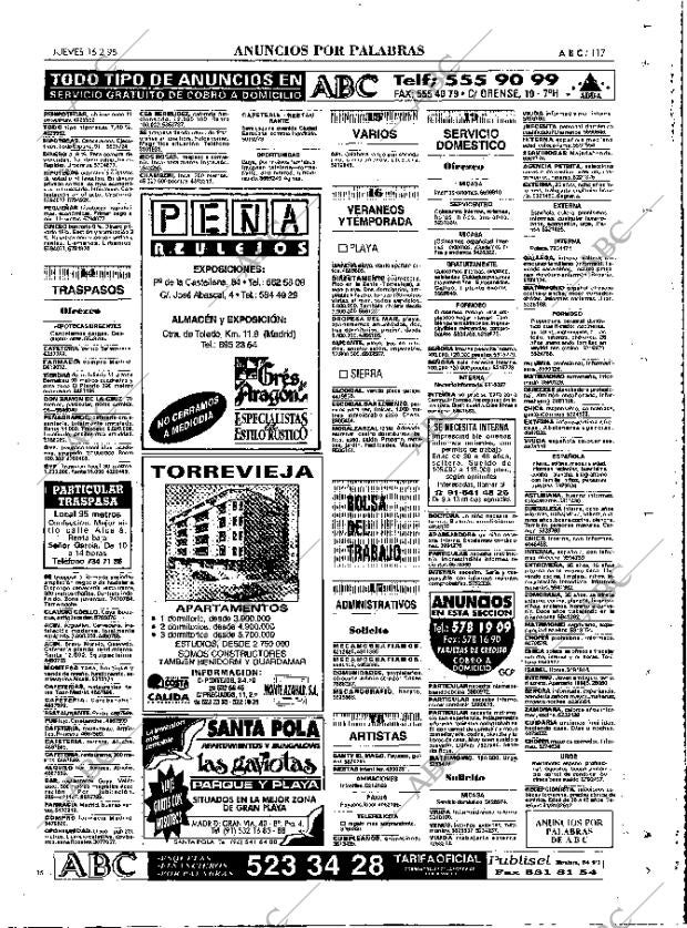 ABC MADRID 16-02-1995 página 117