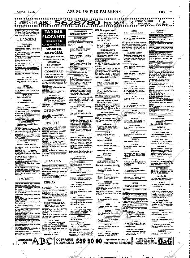 ABC MADRID 16-02-1995 página 119