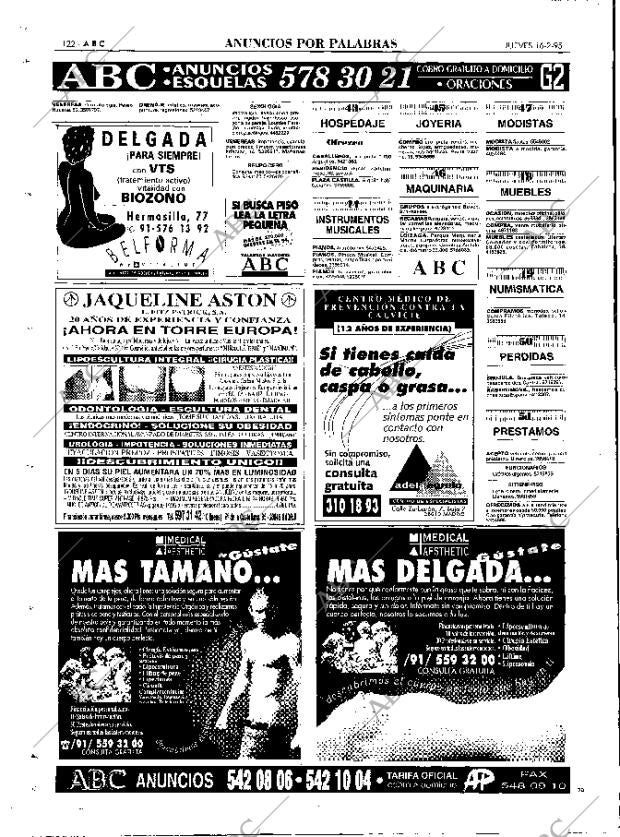 ABC MADRID 16-02-1995 página 122