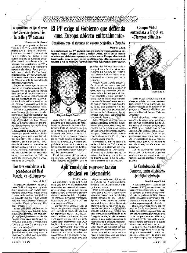 ABC MADRID 16-02-1995 página 131