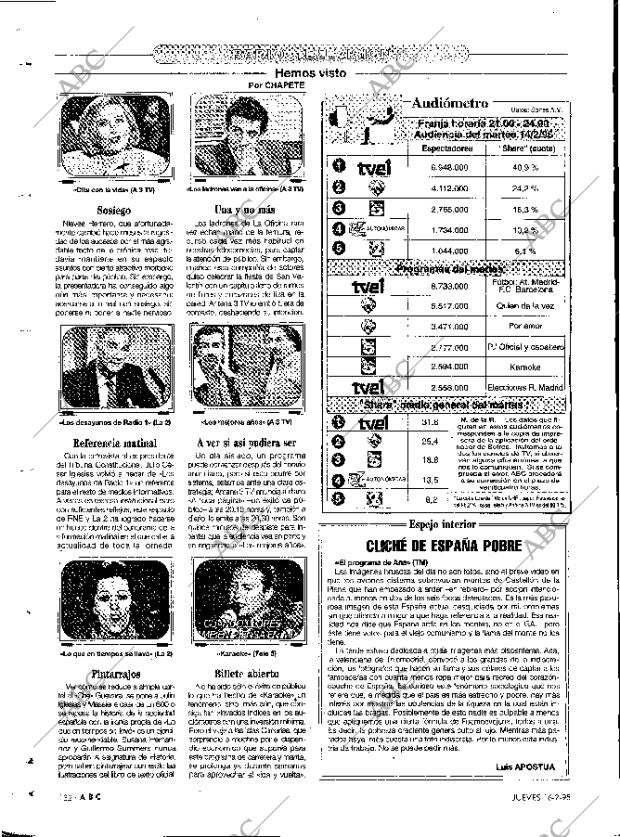 ABC MADRID 16-02-1995 página 132