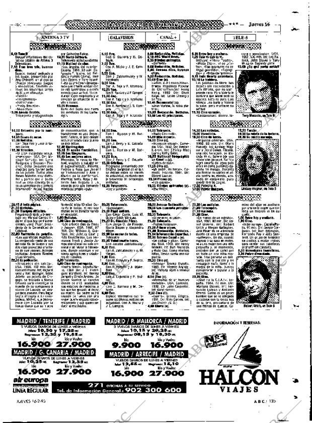 ABC MADRID 16-02-1995 página 135