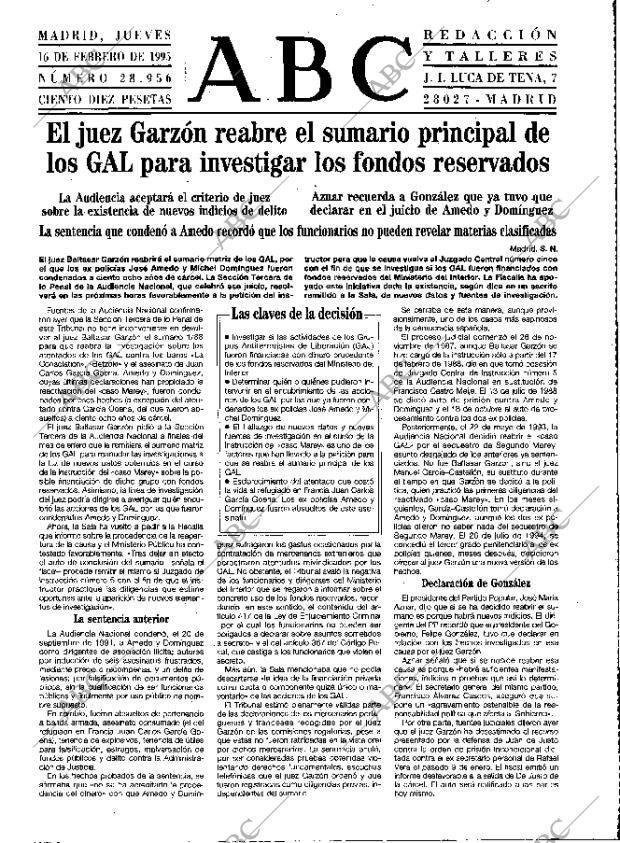 ABC MADRID 16-02-1995 página 17