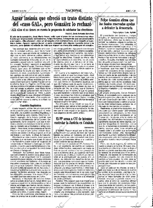 ABC MADRID 16-02-1995 página 29