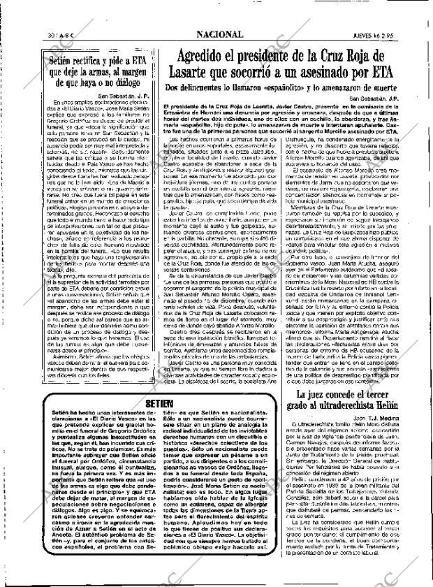 ABC MADRID 16-02-1995 página 30