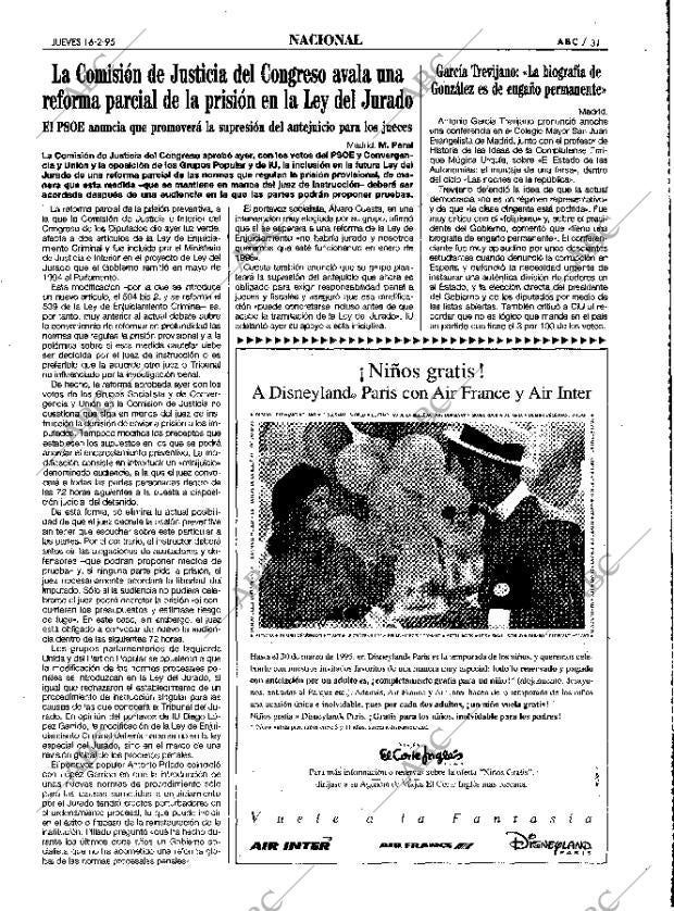 ABC MADRID 16-02-1995 página 31