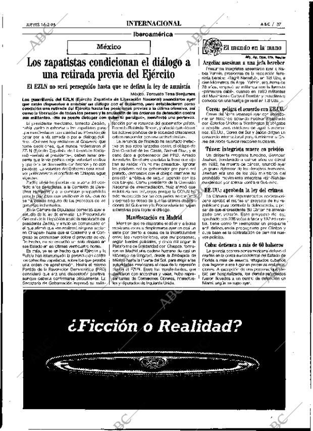 ABC MADRID 16-02-1995 página 37