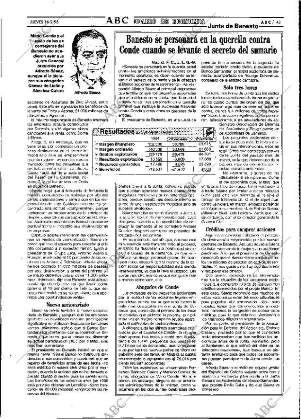 ABC MADRID 16-02-1995 página 43
