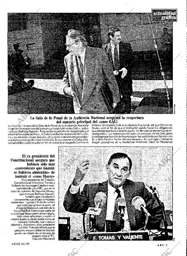 ABC MADRID 16-02-1995 página 5