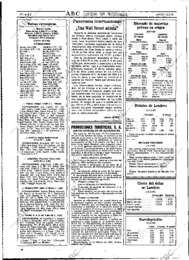 ABC MADRID 16-02-1995 página 52