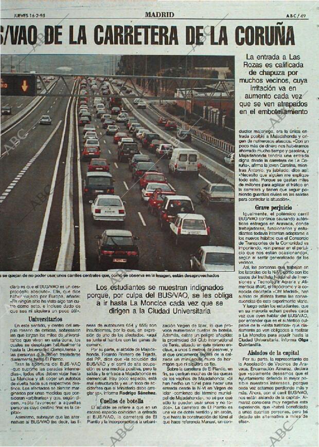 ABC MADRID 16-02-1995 página 69