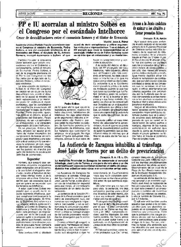ABC MADRID 16-02-1995 página 73