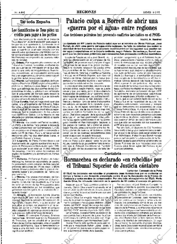 ABC MADRID 16-02-1995 página 74