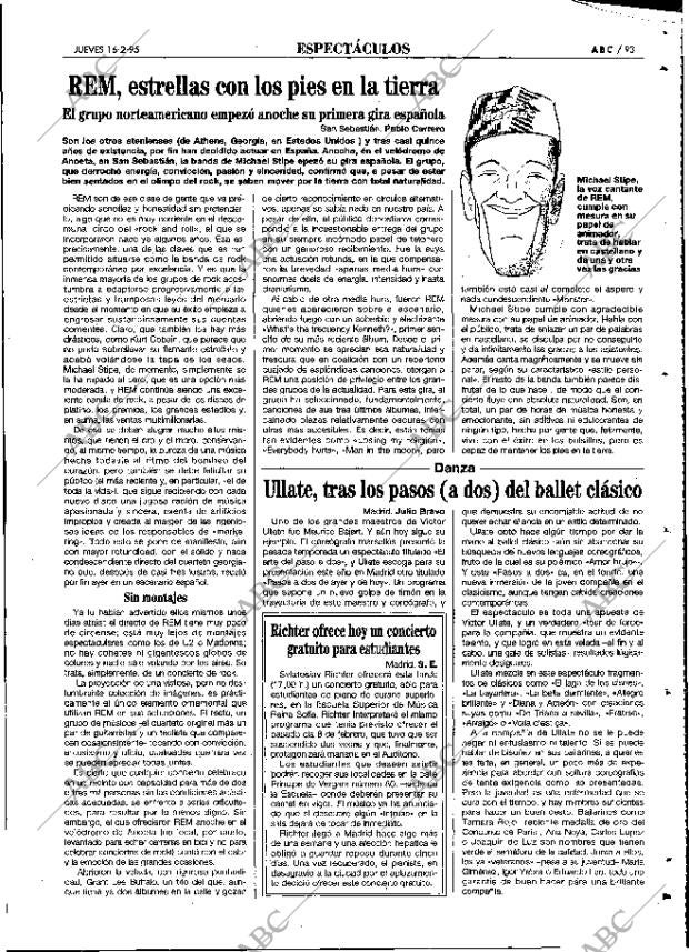 ABC MADRID 16-02-1995 página 93