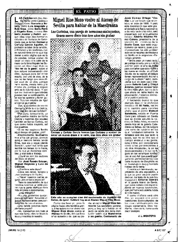 ABC SEVILLA 16-02-1995 página 107