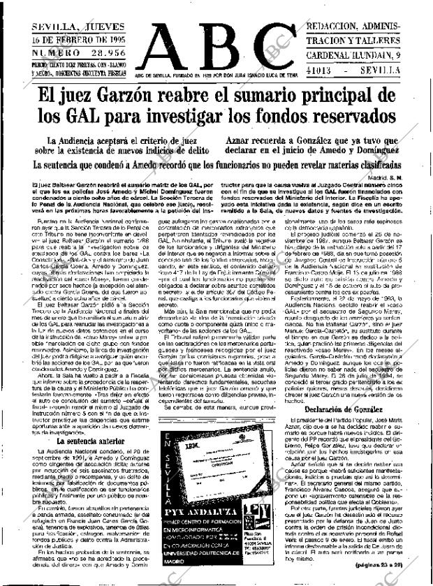 ABC SEVILLA 16-02-1995 página 17