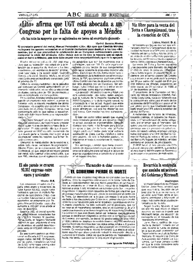 ABC MADRID 17-02-1995 página 37