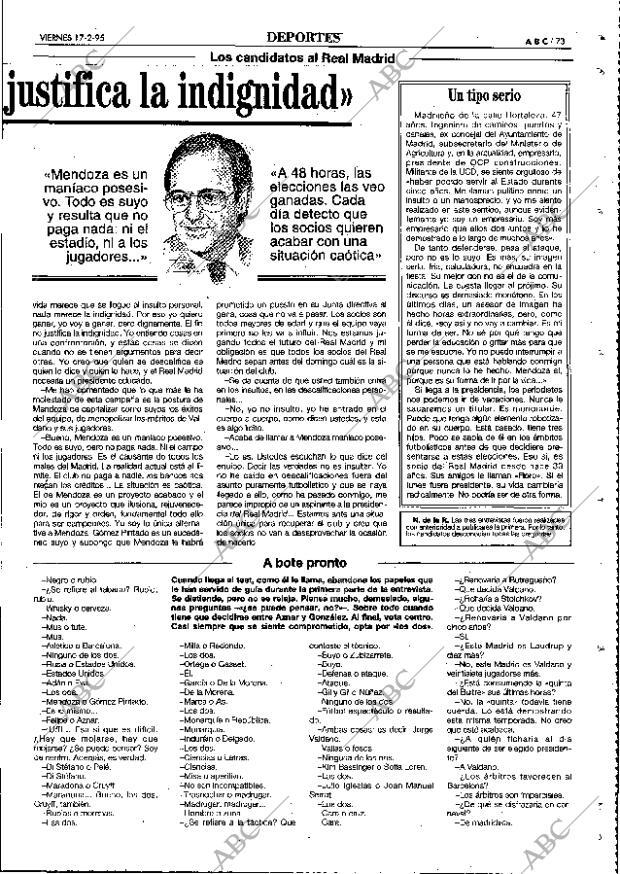 ABC MADRID 17-02-1995 página 73