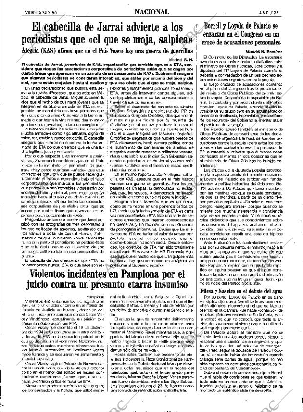 ABC SEVILLA 24-02-1995 página 25