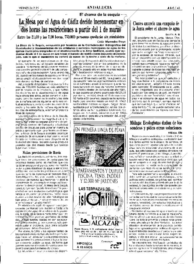 ABC SEVILLA 24-02-1995 página 43