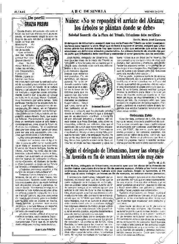 ABC SEVILLA 24-02-1995 página 48