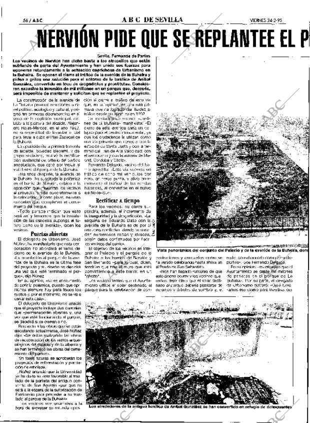 ABC SEVILLA 24-02-1995 página 56