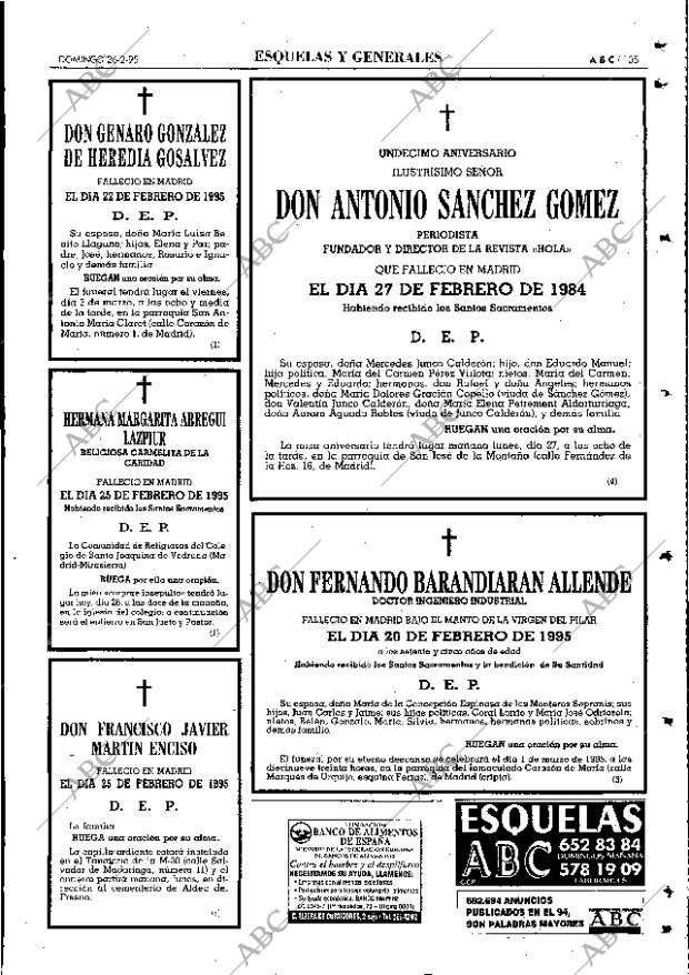 ABC MADRID 26-02-1995 página 105