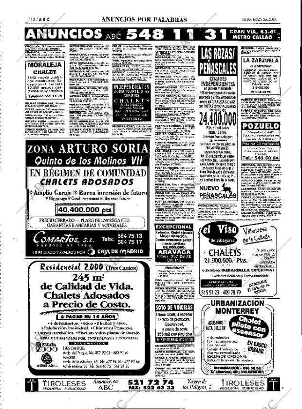 ABC MADRID 26-02-1995 página 112