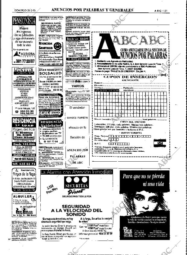 ABC MADRID 26-02-1995 página 131