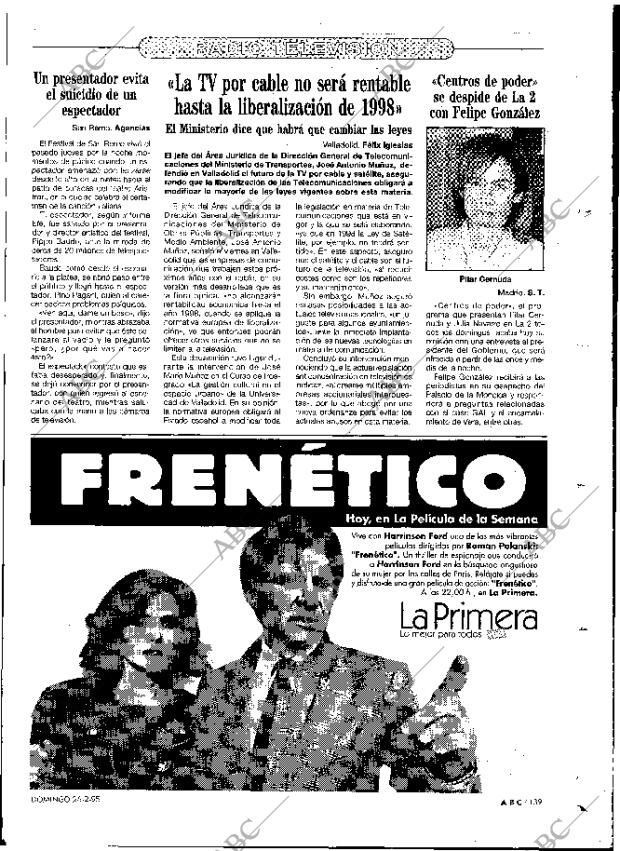 ABC MADRID 26-02-1995 página 139