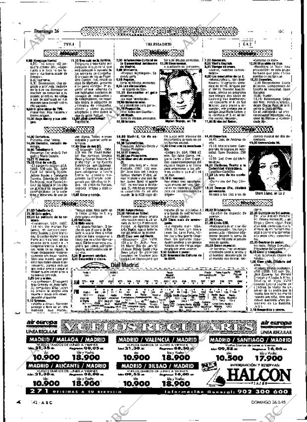 ABC MADRID 26-02-1995 página 142